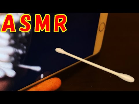 【ASMR】綿棒をiPhoneの中から落とす音