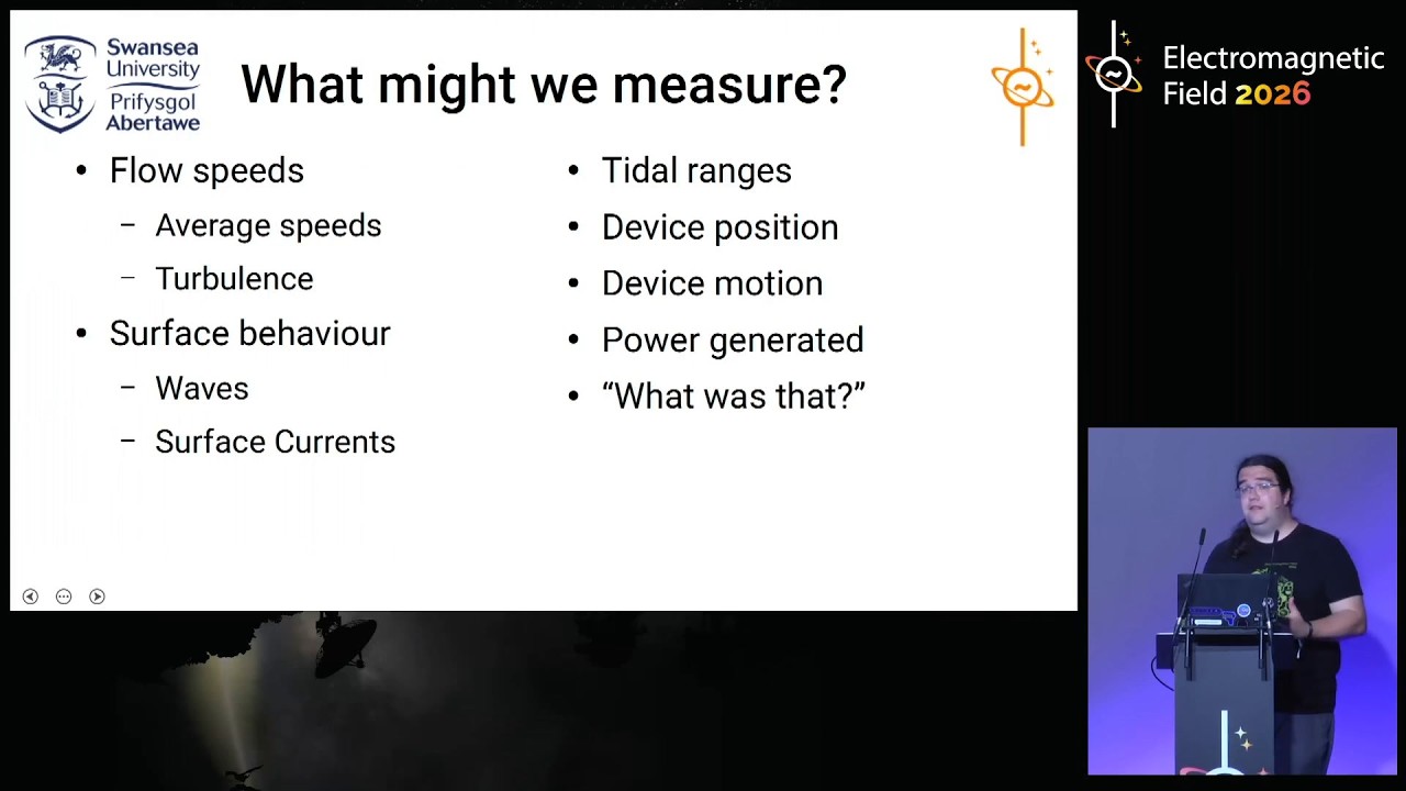 Thumbnail for Marine Energy: Electronics overboard! - EMF 2026