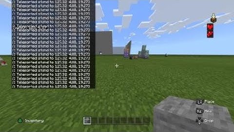 Stand barrage command block showcase