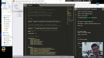 django español spk 014 - startproject - Crear proyecto django