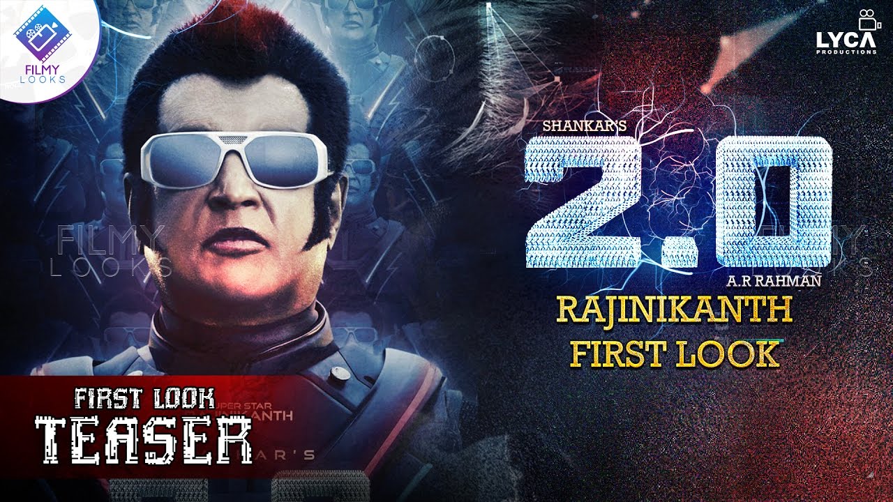 2.0 Rajinikanth First Look Teaser | Enthiran 2Point0 First Look | 