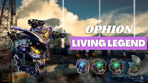 New Ophion - Living Legend / War Robots Test Server Gameplay