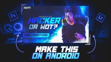 How To Make Livestream Thumbnail Like @JONATHANGAMINGYT On Android | PUBG Thumbnail Tutorial |
