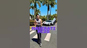 Back at it with the 2023 #Maserati MC20! Come with me for a quick walk around #shorts