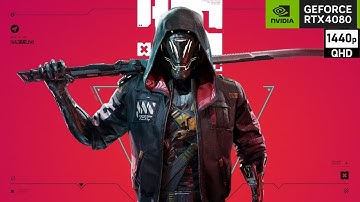 Ghostrunner 2 1440p Ultra Settings RTX 4080 + i9 13900k