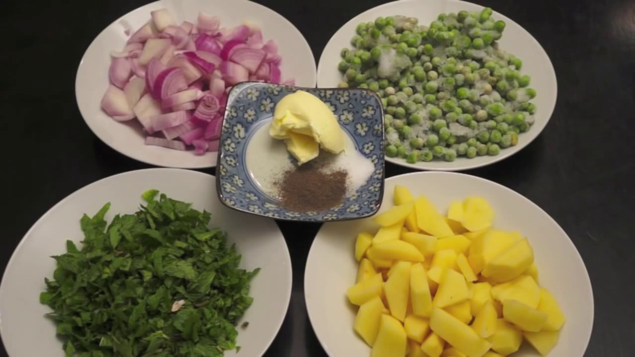 Easy Green Pea Soup - Green Pea Soup - How to make Green Peas Soup - Green Pea & Mint Soup Recipe