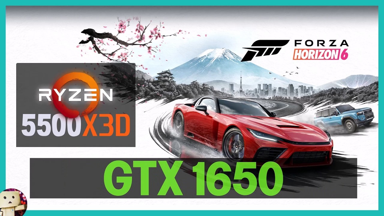 GTX 1650 + 5500X3D / Forza Horizon 6 [1080p] Benchmark Test #fh6