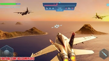 SKY WARRIORS AIRPLANE COMBAT ||BLAZING CLOUDS GAMEPLAY WALKTHROUGH ( ANDROID , IOS)