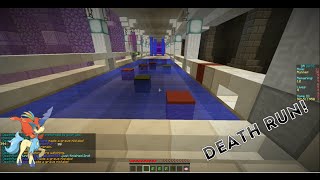 DEATH RUN!- DEATHS AND FAILS- Minecraft Minigame