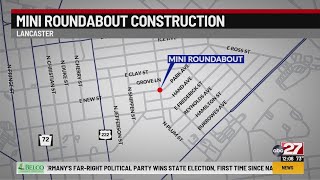 Work begins on mini roundabout on North Plum Street in Lancaster County