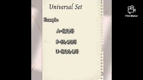 FUNDAMENTAL ELEMENTS OF THE LANGUAGE OF SET || MATHEMATICS IN THE MODERN WORLD