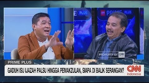 Verhit debat tussen Silfester en Roy over Jokowi