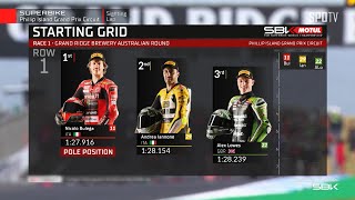 [WSBK] Australian Round | SBK Race1 H/L