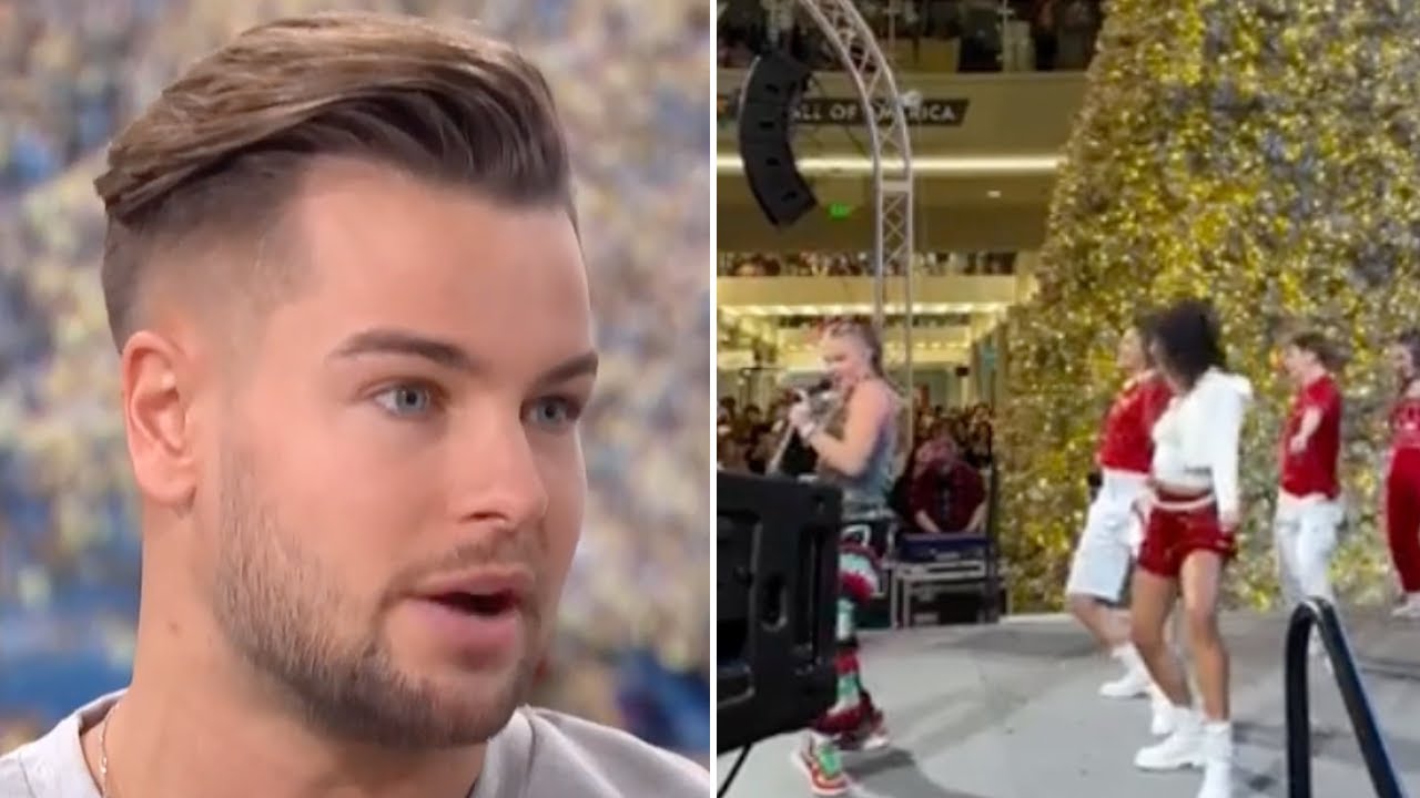 Chris Hughes REACTS To JoJo Siwa Performing 'Run Run Rudolph' In A Mall ...