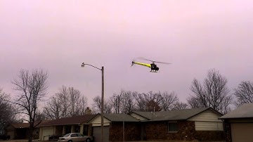 Georges goblin 700 competition first flight