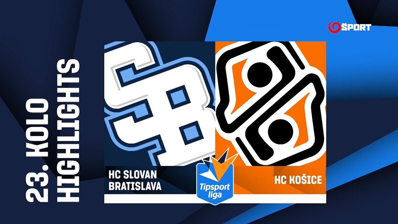 23. kolo: HC Slovan Bratislava - HC Košice 1:4 (0:2, 0:1, 1:1)