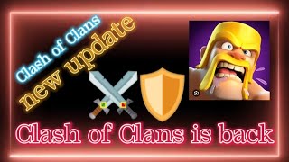 Clash of Clans is back new update Barbarian King skin Haaland