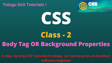 CSS||Class-2||Program-1 in CSS||Text color ||CSS Tutorial for Beginners - in Telugu and English