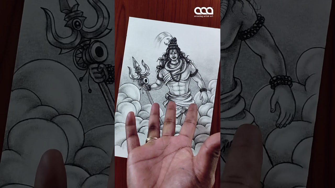 Mahadev Ji Ki Drawing 🚩🙏🏼💐 