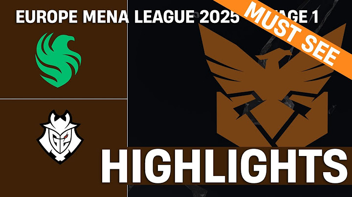 [HIGHLIGHTS] Falcons vs G2 Esports | Europe MENA League 2025 - Stage 1