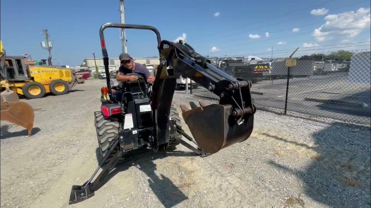 2017 Yanmar B65 4x4 Mini Backhoe Loader Youtube