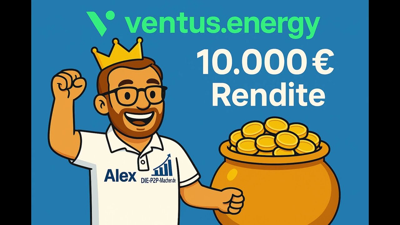 10.000 € Profit auf Ventus.Energy erreicht!