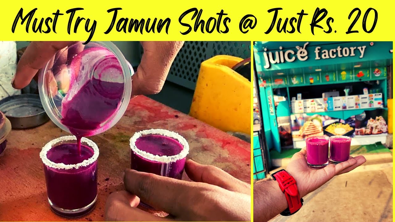Inside Juice Factory Summer Drink Jamun Shot Just Rs. 20 Best