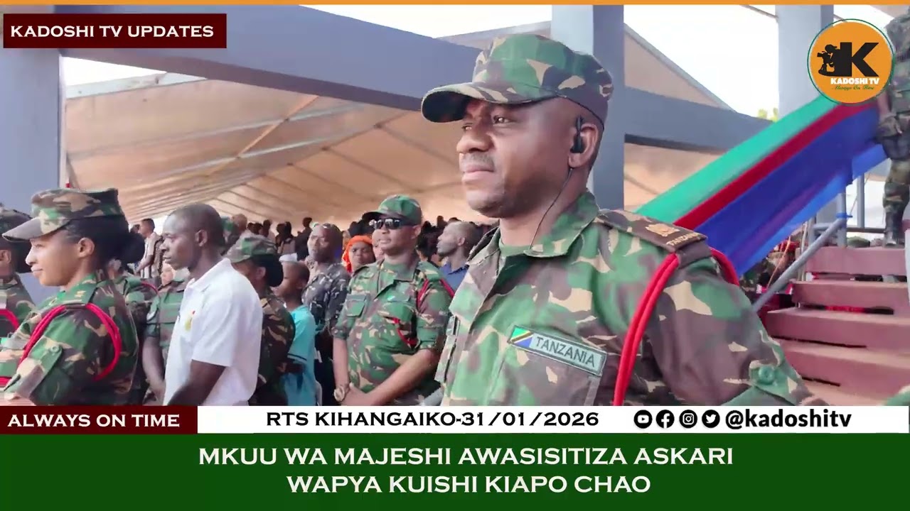Mkuu wa Majeshi Gen JJ.Mkunda Awahimiza Askari wapya Kuishi Kiapo Chao