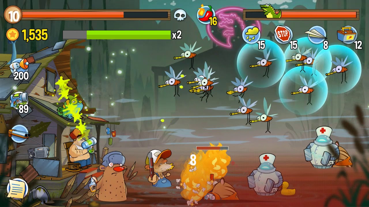 Swamp Attack - Hard Mode. Episode 9. Level 19 Gameplay Android walkthrough