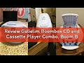 Review Gelielim Boombox CD and Cassette Player Combo, Boom Box Portable CD Players for Home with Blu