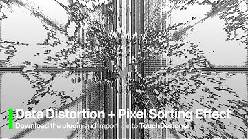 [TouchDesigner] Data Distortion & Pixel Sorting Effect Interactivity – Plugin