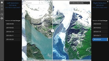 Exploring the world using the Wayback Imagery Swipe Mapping Tool