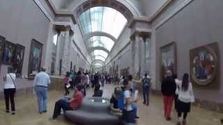 Inside the Louvre   Paris, France /  Залы Лувра Париж Франция