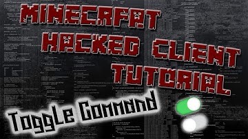 How To Code A Minecraft Hacked Client 1.9 #17 - Toggle Command