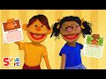 The Months Chant | ft. The Super Simple Puppets | Super Simple Songs