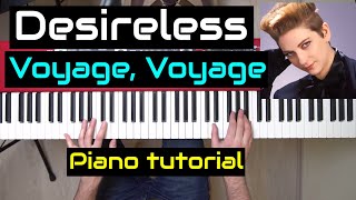 : How to play: Desireless - Voyage Voyage | Piano tutorial by Evgeny Alexeev