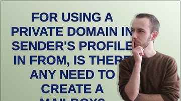 Salesforce: For using a private domain in sender