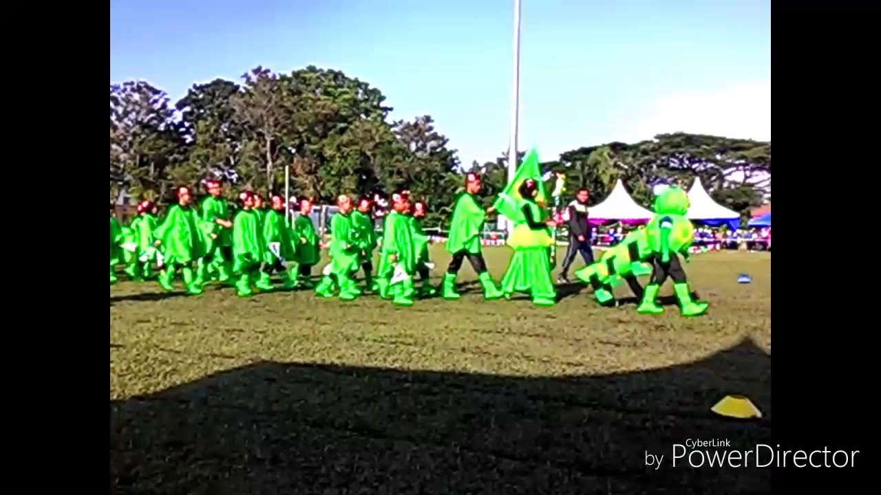 Kejohanan Sukan SK Batu Belah 2018 Rumah Hijau Juara Perbarisan - YouTube