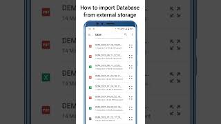 How to import Database form external storage | Daily Expenses Manager
