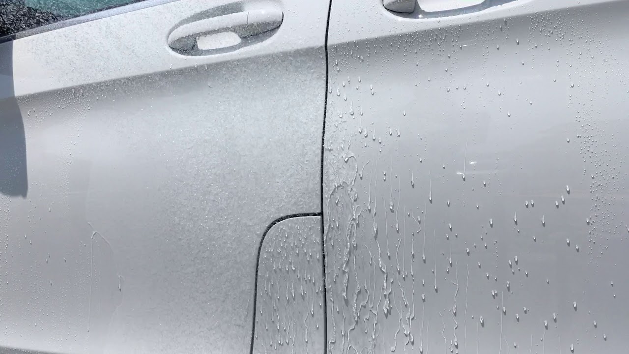 あれ 超撥水コーティングが水を弾かない