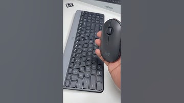 Logitec MK470 Slim Wireless Keyboard and Mouse Combo unboxing