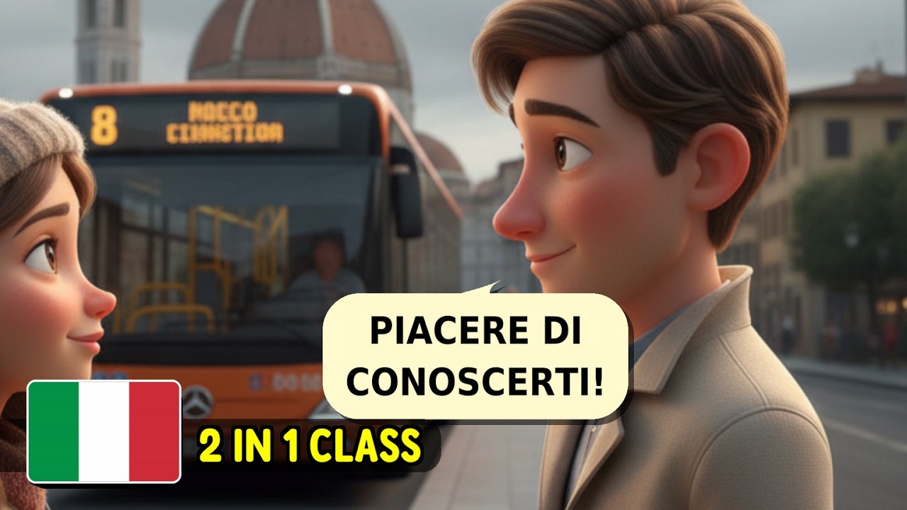 Italiano per principianti 🇮🇹 Un incontro casuale! (Livello A1 - Nuovi Arrivi)