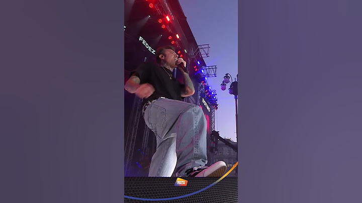 Fedez (Battito) • Radio Italia live • Milano #fedez