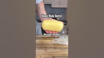 This is how they make butter- The first ingredient will shock you