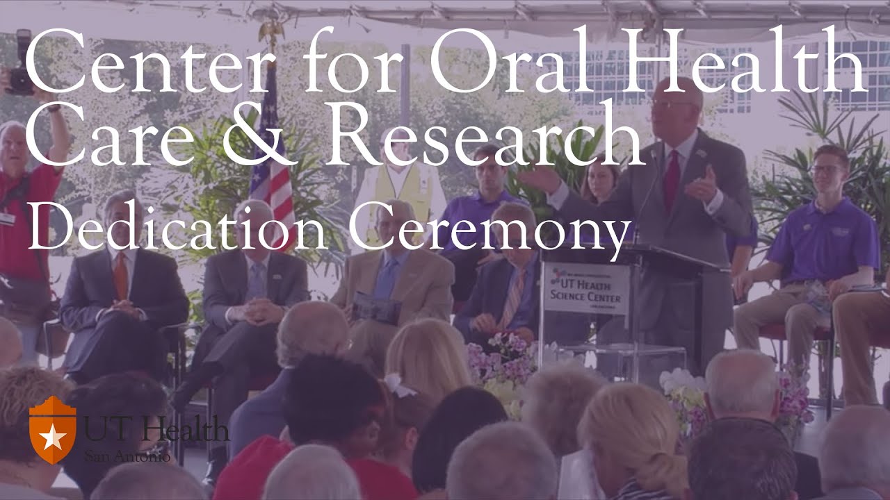 Center for Oral Health Care & Research dedicated YouTube