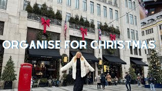 Liberty London Christmas Shopping \& London Christmas Lights With The Girls \& First Tears Of Vlogmas