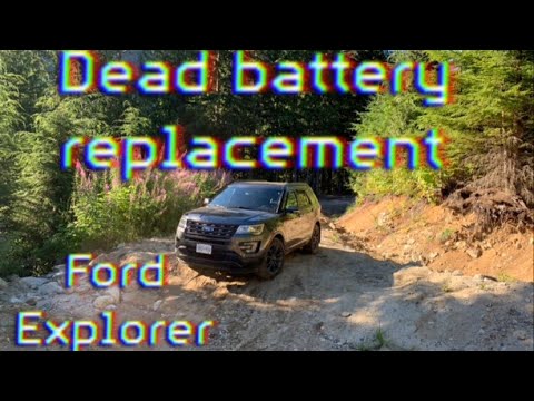 How to change Ford Explorer battery 2011-2018 - YouTube