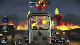 Sniper Fury (on Steam) Volticator AR-02 vs Fire Scorpion Warlord Undivided Boss screenshot 5