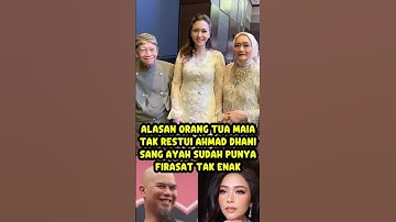alasan orang tua maia tak merestui ahmad dhani #beritaartis #maiaestianti
