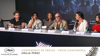 EMILIA PEREZ - Conférence de  presse - Français - Cannes 2024